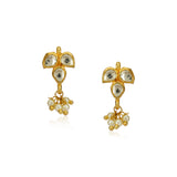 Grishma Gold Plated Kundan Black Choker Set