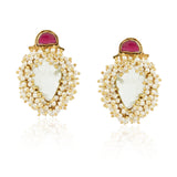 Gold Plated Kundala Kundan Earring