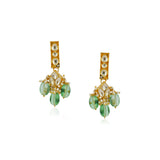 Grishma Gold Plated Kundan Fluorite Necklace Set