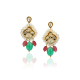 Gold Plated Neel Kundan Necklace Set
