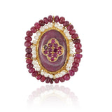 Gold Plated Ruby Ring