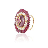 Gold Plated Ruby Ring