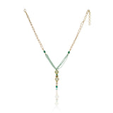 Gold Plated Neel Zircon Fluorite Set