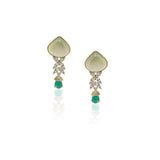 Gold Plated Neel Zircon Green Set