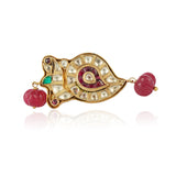 Gold Plated Kundan Ring