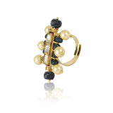Gold Plated Blue Onyx  Ring