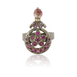 Silver Plated Ruby Ring