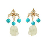 RATNA TURQUOISE KUNDAN NECKLACE  SET