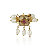 Gold Plated Kundan Ring