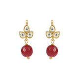 VILANDI KUNDAN FLOWER PENDANT SET