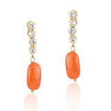 Gold Plated Celestial Carnelian Choker Set.