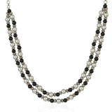 Silver Plated Tarana Black Onyx String