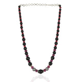 Silver Plated Tarana Black Onyx String