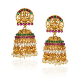 Chaitra Lakshmi Temple Jhumki Earrings