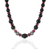 Silver Plated Tarana Black Onyx String