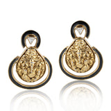 Gold Plated Sankranti Temple Ganesh Necklace Set
