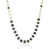 Gold Plated Tarana Blue Iolite Pearl String