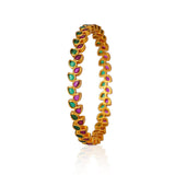 Chaitra Kundan Red Green Bangle each
