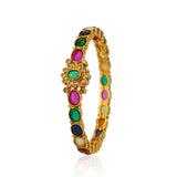 Chaitra Navrattan Kundan Bangle Kada