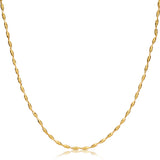 Gold Plated DC Lozenge Ball Chain