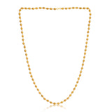 Gold Plated DC Frosted Ball Chain