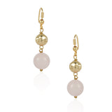 Gold Plated Tarana Rose Quartz String