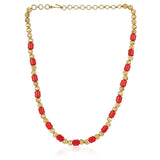 Gold Plated Tarana Coral String