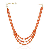 Gold Plated Tarana Carnelian String