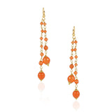 Gold Plated Tarana Carnelian String