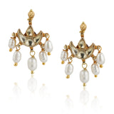 Gold Plated Pacchi Pearl Necklace Set