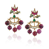Gold Plated Pacchi Tourmaline Necklace Set