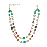 Gold Plated Tarana Multi Bead String