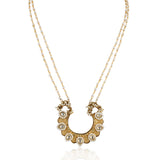 Gold Plated Pacchi Pearl Necklace set
