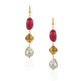 Gold Plated Tarana Multi Bead String