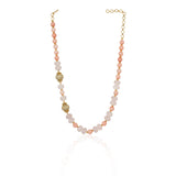 Gold Plated Tarana Rose Quartz Taraana String