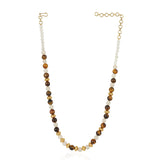 Gold Plated Tarana Tiger Eye String