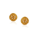 Grishma Gold Plated Lakshmi Ruby Necklace Set