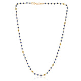 Gold Plated Tarana Blue Onyx String
