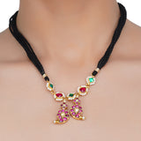 Gold Plated Sankrant Kundan Necklace