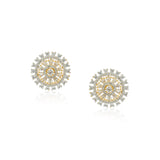 Grishma Gold Plated Zircon Pendant Set