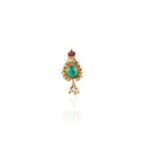 Gold Plated  Kundan Nosepin