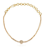 Grishma Rose Plated Zircon Choker Set