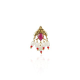 Gold Plated Ruby Nosepin