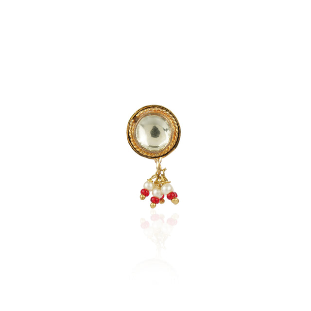 Gold Plated Kundan Nosepin