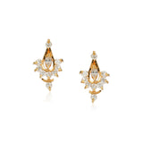 Grishma Gold Plated Zircon Fluorite Necklace Set