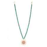 RATNA  CHAKRI GREEN NECKLACE