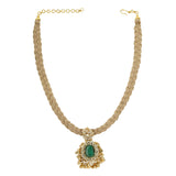 RATNA GREEN NECKLACE