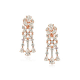 Grishma ROSE Gold Plated Zircon Necklace Set