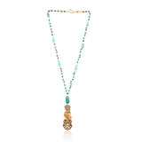 Gold Plated Pacchi Parrot Necklace Set