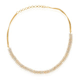Grishma Gold Plated Zircon Necklace Set